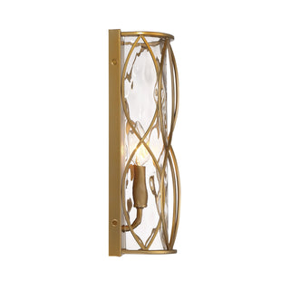 Snowden 1-Light Wall Sconce in Burnished Brass