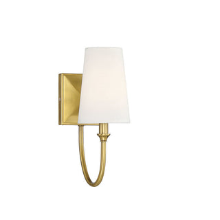 Cameron 1-Light Wall Sconce in Warm Brass Warm Brass