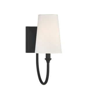 Cameron 1-Light Wall Sconce in Matte Black Matte Black