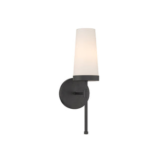 Haynes 1-Light Wall Sconce in Matte Black Matte Black