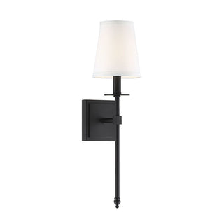 Monroe 1-Light Wall Sconce in Matte Black Matte Black