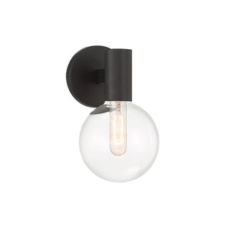 Wright 1-Light Wall Sconce in Matte Black Matte Black