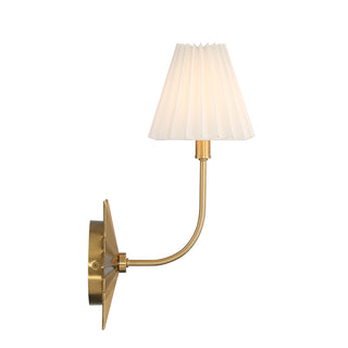 Crestwood 1-Light Wall Sconce in Warm Brass