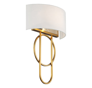 Tempe 2-Light Wall Sconce in Warm Brass