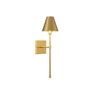 Jefferson 1-Light Wall Sconce in Warm Brass Warm Brass