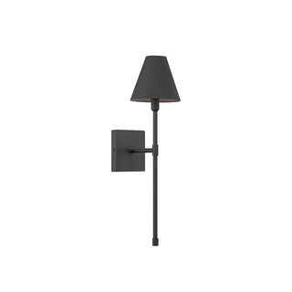 Jefferson 1-Light Wall Sconce in Matte Black Matte Black