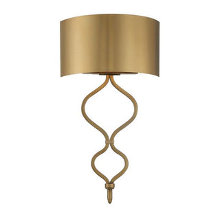 Como LED Wall Sconce in Warm Brass