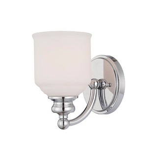 Melrose 1-Light Wall Sconce in Polished Chrome Polished Chrome