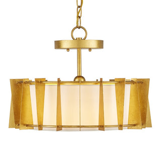 Berwick Gold Semi-Flush Mount