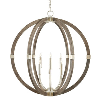 Bastian Gray Orb Lantern