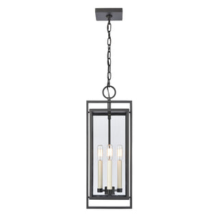 Gladwyn 22.75'' High 3-Light Outdoor Hanging Light - Matte Black