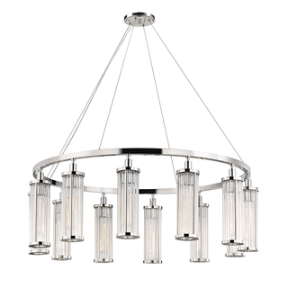 Marley Chandelier Polished Nickel