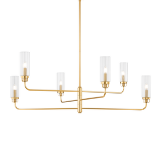 HALIFAX Chandelier Aged Brass