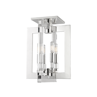 Wellington Semi Flush Polished Nickel