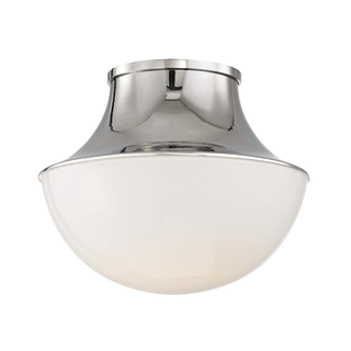 Lettie Flush Mount Polished Nickel