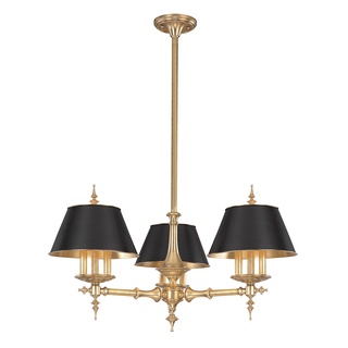 Cheshire Chandelier Aged Brass