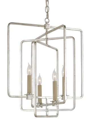 Metro Silver Square Chandelier