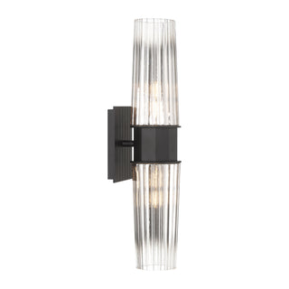 Icycle Double Wall Sconce - Matte Black