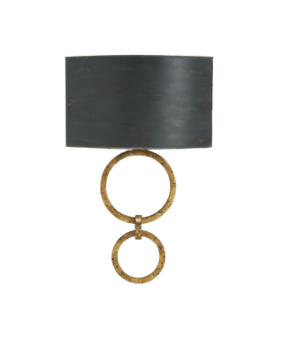 Bolebrook Black Wall Sconce, Black Shade