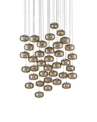 Pepper 36-Light Round Multi-Drop Pendant