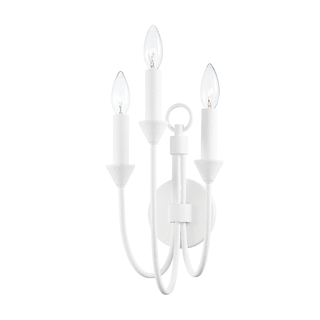 Cate Wall Sconce GESSO WHITE