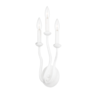 Reign Wall Sconce GESSO WHITE