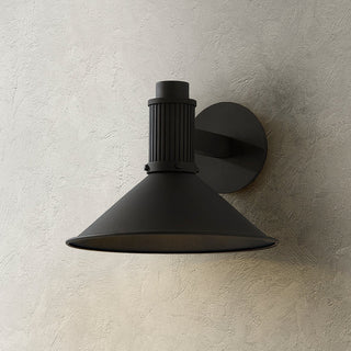 ELANI Exterior Wall Sconce TEXTURED BLACK