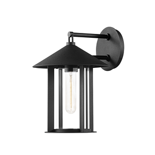 Long Beach Wall Sconce TEXTURED BLACK