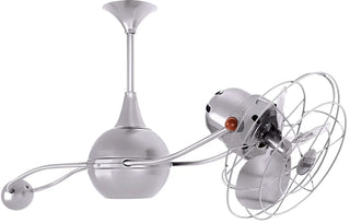 Brisa 40 Inch Metal 360° counterweight rotational ceiling fan. Multiple finish options to choose from