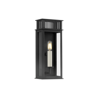 GRIDLEY Exterior Wall Sconce TEXTURED BLACK