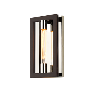 Enigma Wall Sconce BRONZE WITH POLISHED STAINLESS