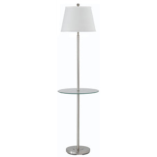 150W Andros Metal Floor Lamp W/Glass Tray