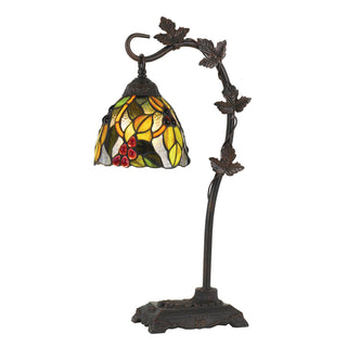 60W Cotulla Downbrdige Tiffany Metal Table Lamp