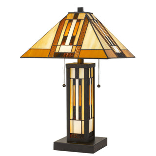 Tiffany Table Lamp W/7W Night Light