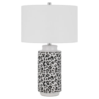 Exeter Ceramic Table Lamp With Hardback Drum Shade