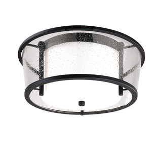 Bennington Flush Mount TEXTURED BLACK