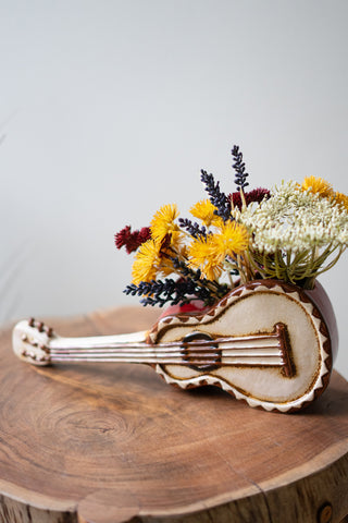 CERAMIC GUITAR PLANTER