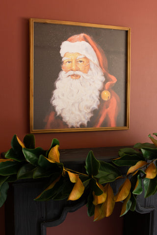 FRAMED SANTA PRINT