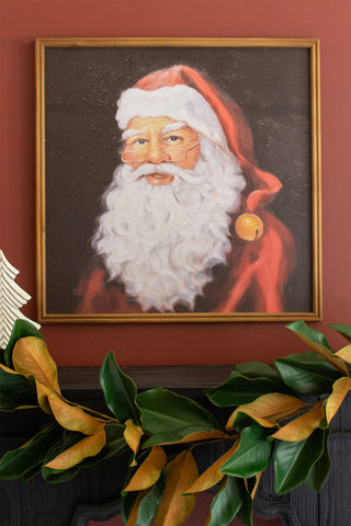 FRAMED SANTA PRINT