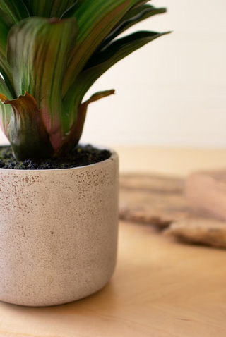 ARTIFICIAL SUCCULENT PLANT IN A CERAMIC POT