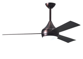 Donaire outdoor rated 52 Inch 3-Blade paddle fan. Multiple finish options to choose from.