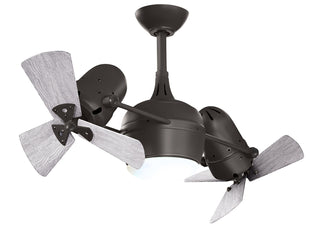 Dagny LK Wood 41 Inch 360° double-headed rotational ceiling fan. Multiple size and finish options to choose from.