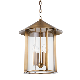 Long Beach Lantern PATINA BRASS