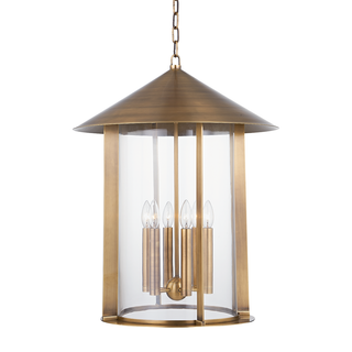 Long Beach Lantern PATINA BRASS