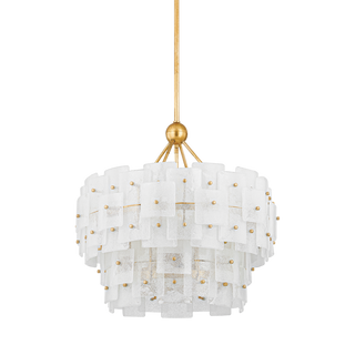 Jacik Chandelier Vintage Gold Leaf