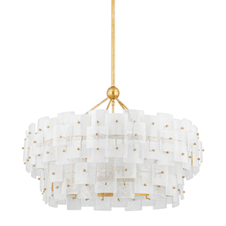 Jacik Chandelier Vintage Gold Leaf