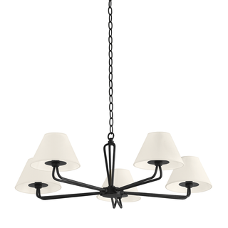 Ozias Chandelier BLACK IRON