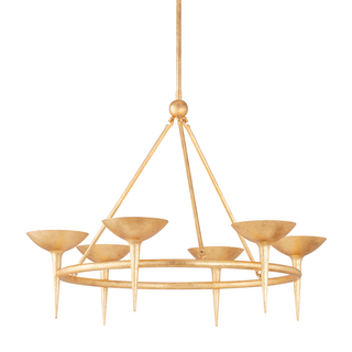 Cecilia Chandelier VINTAGE GOLD LEAF