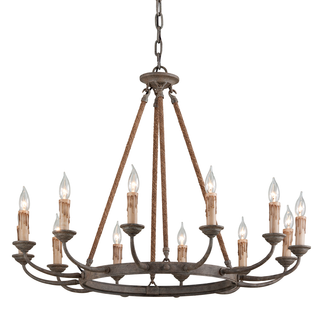 Cyrano Chandelier EARTHEN BRONZE