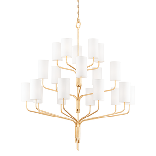 Juniper Chandelier Gold Leaf